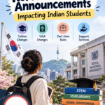 Korea’s Education Announcements Impacting Indian Students (Tuition changes, VISA changes, Part-time rules, Support services)